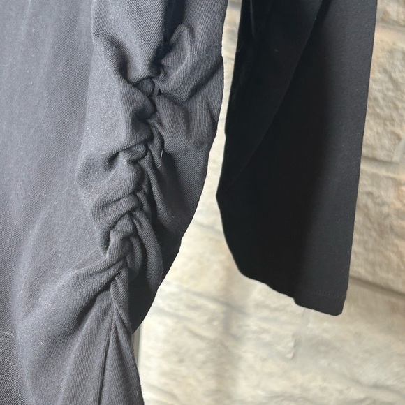 BumpStart Maternity Black Long Sleeve Tee Shirt Large - Picture 5 of 5